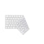 Gennemsigtigt/sort tastatur cover - MacBook Air 15″ 2023/24 M2-M3 | MacBook Air 13.6" 2022/24 M2-M3 I MacBook Pro 14"/16" 2021/23 M1-M2-M3