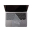 Gennemsigtigt/sort tastatur cover – MacBook Air 13" 2020