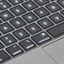 Gennemsigtigt/sort tastatur cover - MacBook Air 13" 2018/19