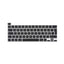 Sort skandinavisk tastatur cover – 16" MacBook TB Pro 2019 | 13" MacBook TB Pro 2020/2022 M1-M2